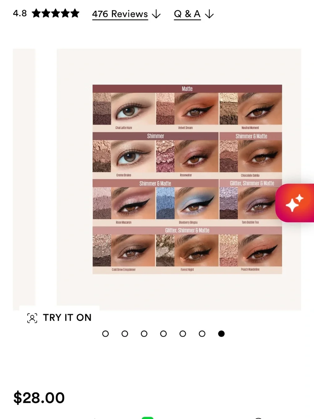 Beauty Bento Stacked Eyeshadow Trio — Kaja Beauty Chocolate Dahlia NWB